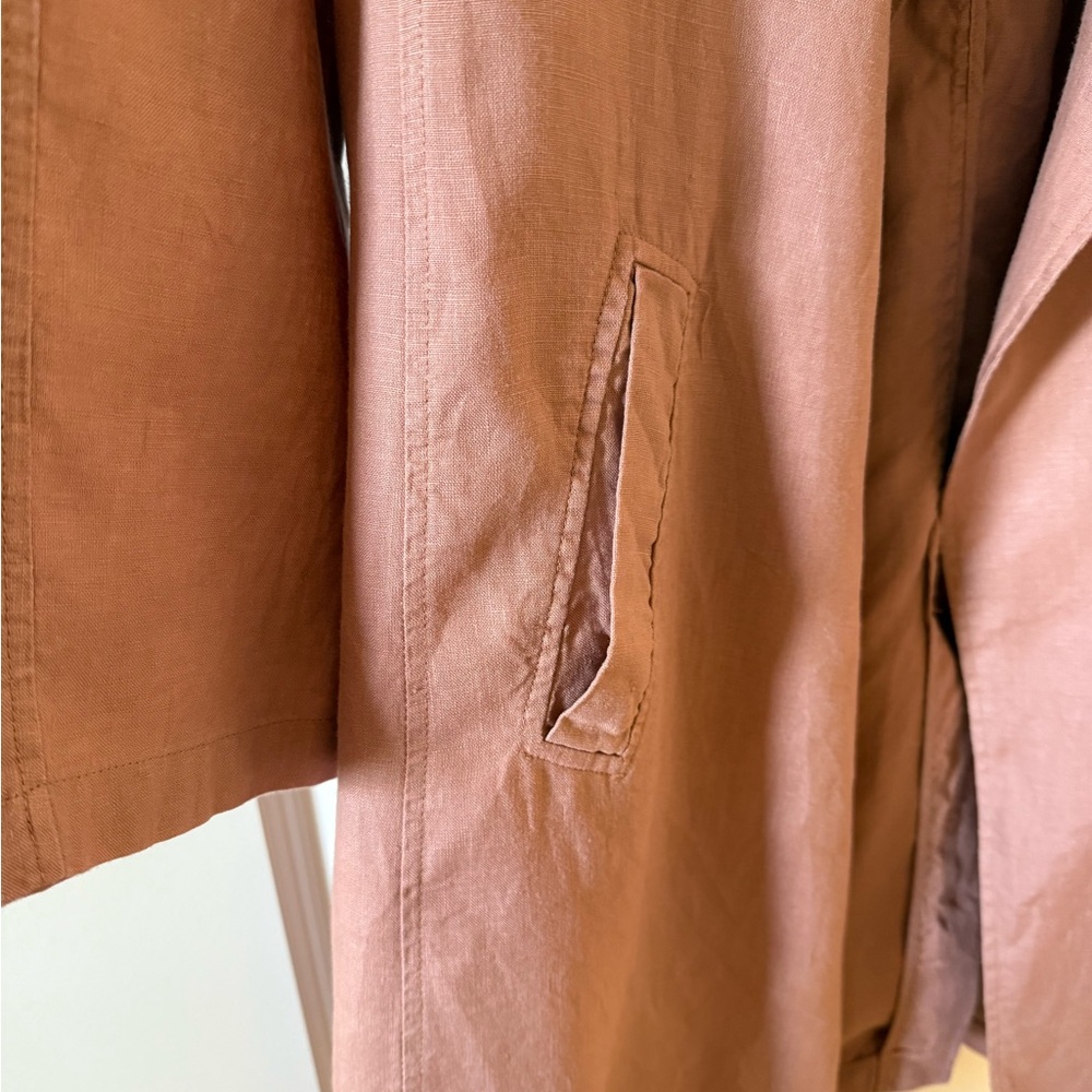 Cynthia Rowley Mauve Trench Coat - Picture 4 of 4